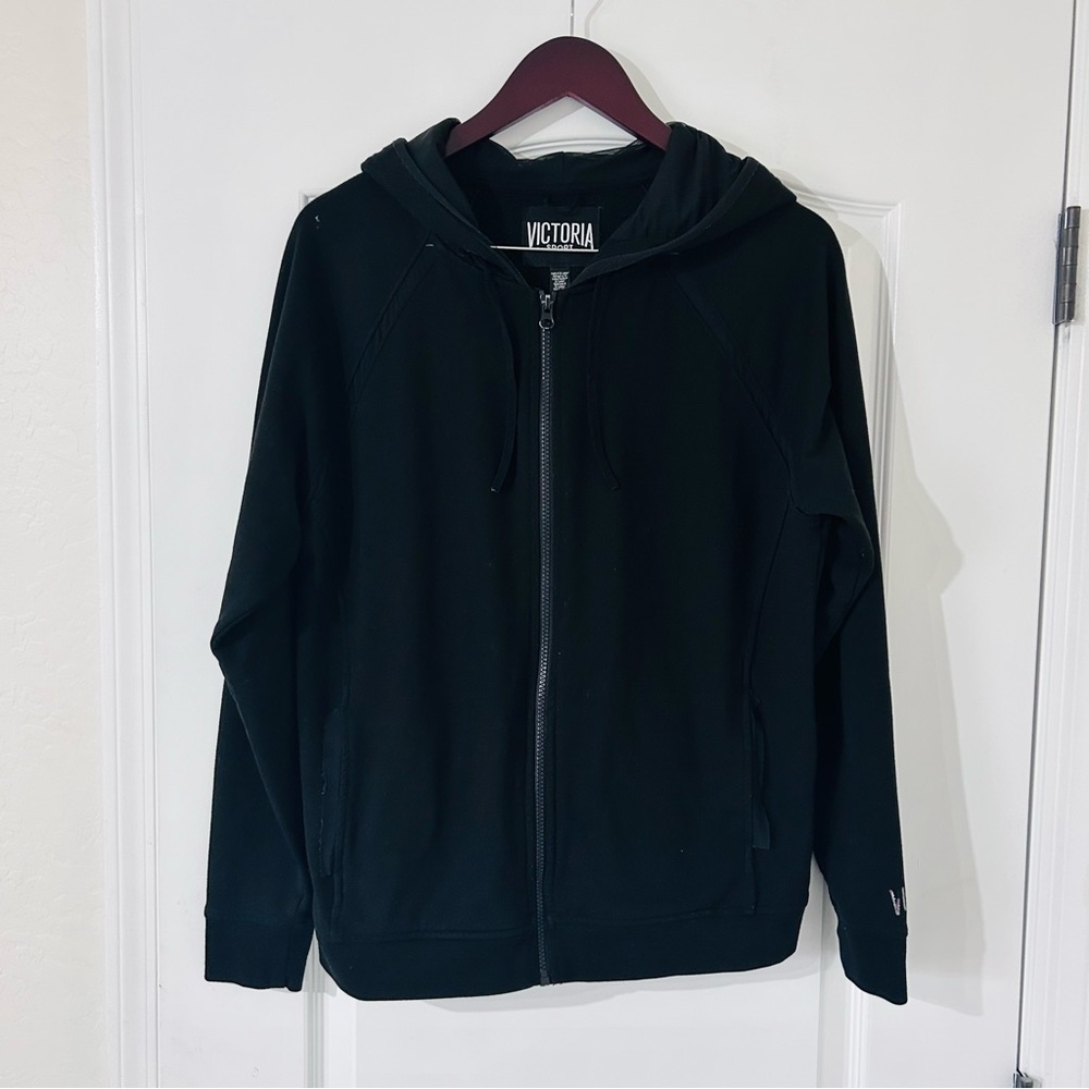 Victoria Secret Sport Women’s Zip‎ Up Jacket Black Size Medium